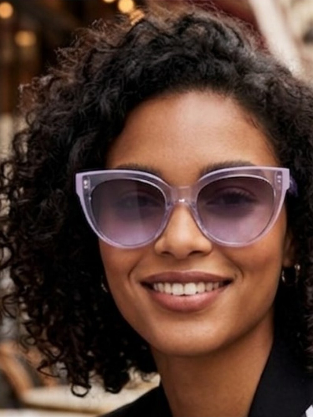 kate Spade Lavender Tortoise Shell Sunglasses